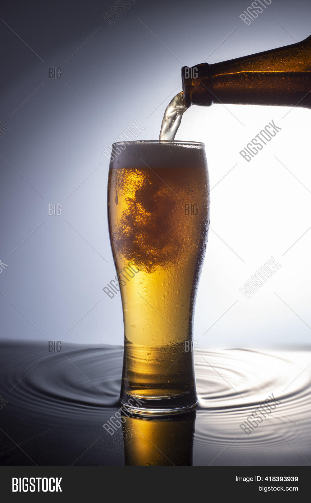 Pouring Foamy Beer Image & Photo (Free Trial) Bigstock