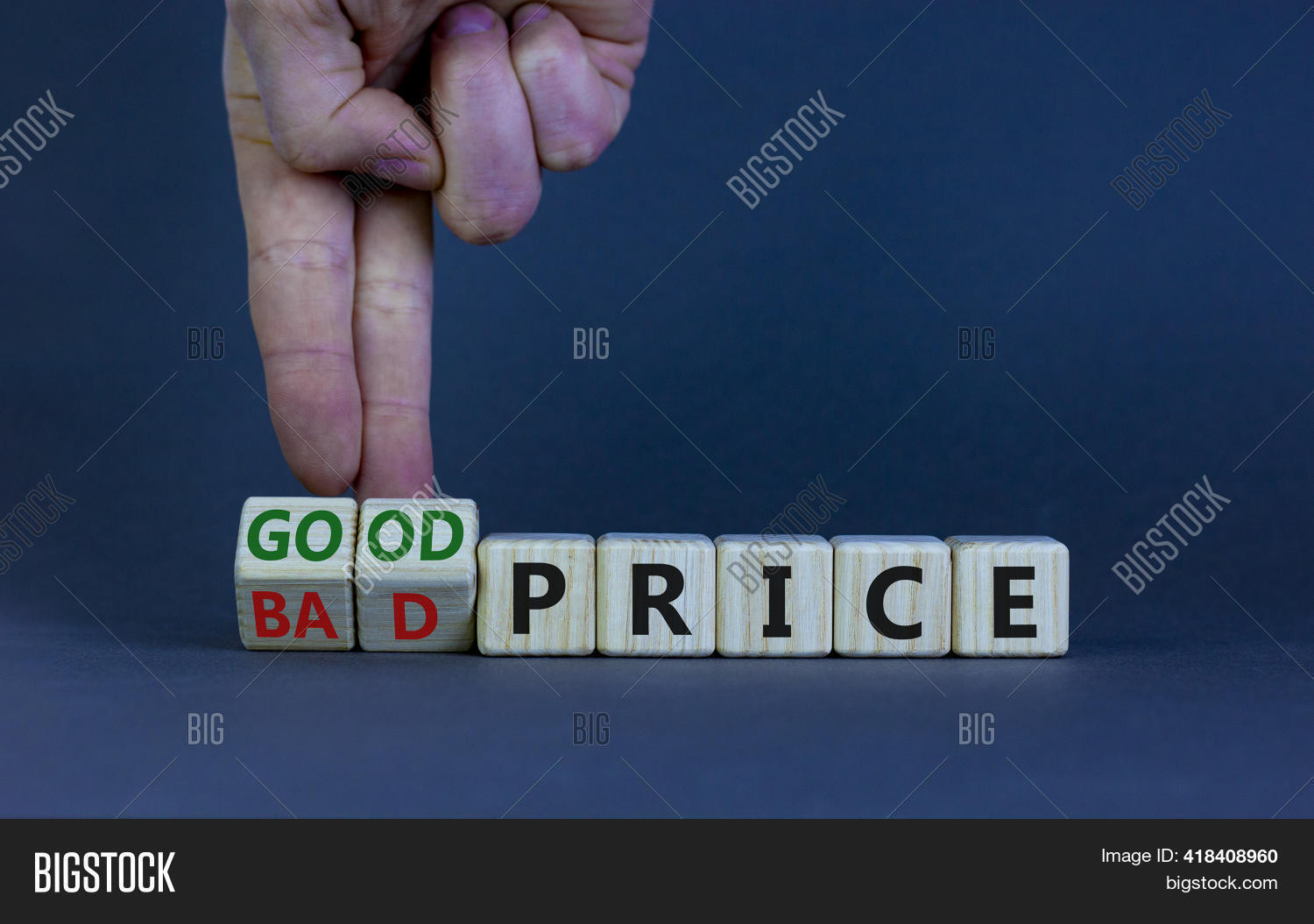 Good Bad Price Symbol Image & Photo (Free Trial) | Bigstock