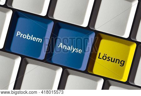 Problem Analysis Solution - German Language Buttons On Computer Keyboard