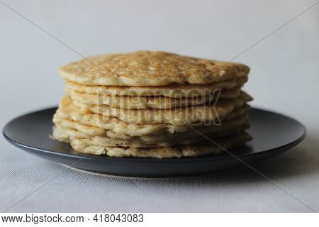 Rice Pancakes Made With Foxtail Millets Flour. An Experimental Version Of A Popular Kerala Dish Call