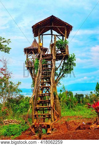 Tree House On The Jatigede Hill, Sumedang, Indonesia
