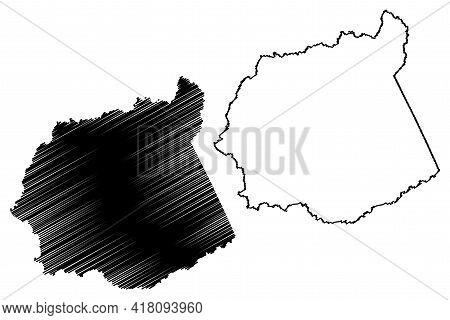 Ritchie County, State Of West Virginia (u.s. County, United States Of America, Usa, U.s., Us) Map Ve