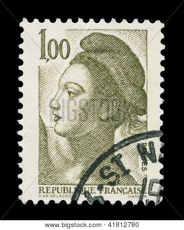 Franske Post stempel