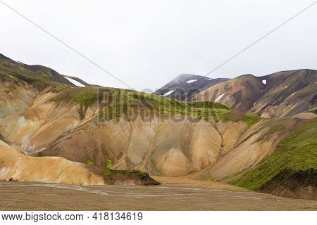 Landmannalaugar Area Landscape, Fjallabak Nature Reserve, Iceland