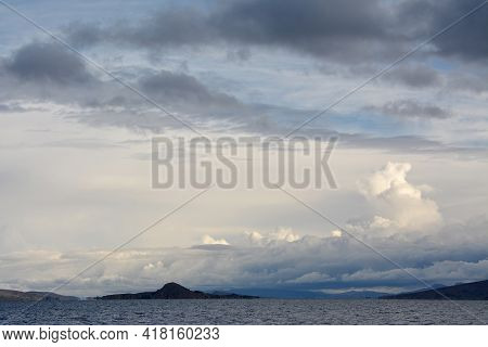 Titicaca Lake Near Town Puno. Peru, South America.