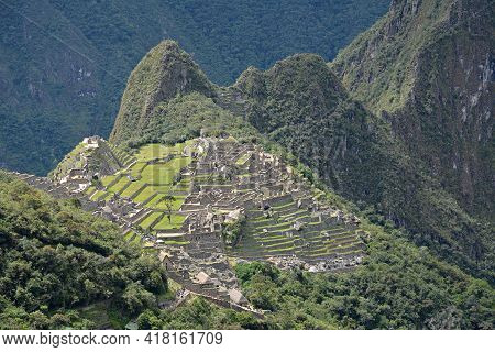 Machu Picchu - The Lost City Of The Incas, Peru.
Machu Picchu, View From Road Of Incas.