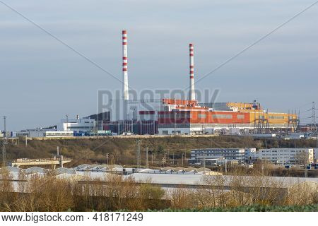 Nuclear Power Plant. Power Station. Nuclear Energy. Mochovce. Slovakia.