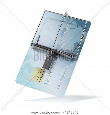 Credit card as mousetrap