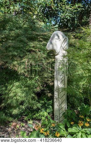 André Heller Botanical Garden. Gardone Riviera (bs), Italy - August 25, 2020