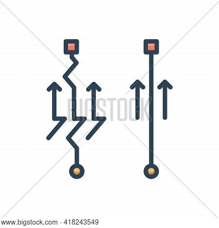 Color Illustration Icon For Ad  Simple Easy Convenient Handy Effortless Straightforward Ingenious Un