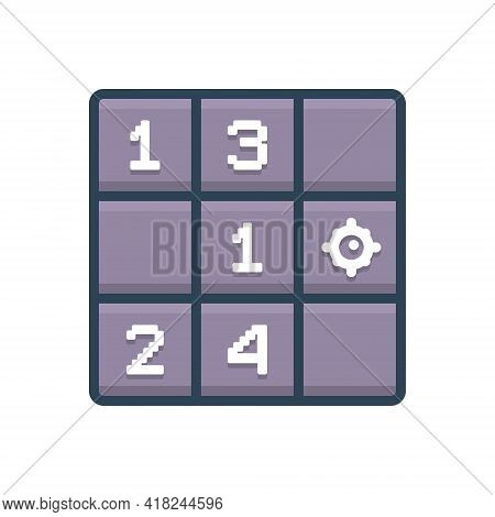 Color Illustration Icon For Minesweeper Technology Alicante