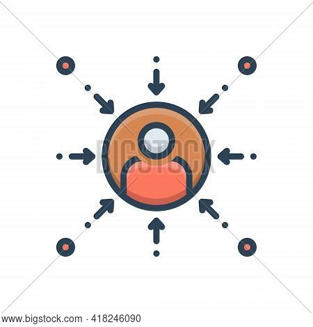 Color Illustration Icon For Prejudice Bias Favoritism Partiality Partisanship  Discrimination