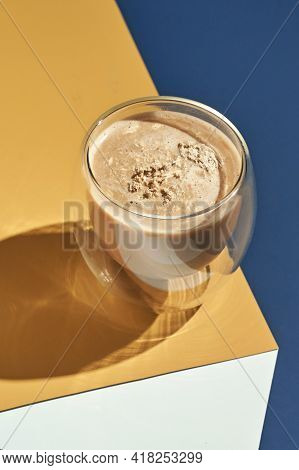 Halva Concept. Trend Turkish Food. Sweet Bakery. Cookies. Yummy Dessert. Blue And Yellow. Holiday Re