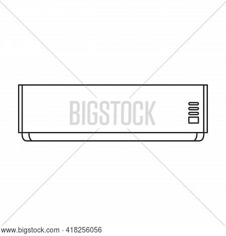 Air Conditioner Vector Outline Icon. Vector Illustration Condition On White Background. Isolated Out