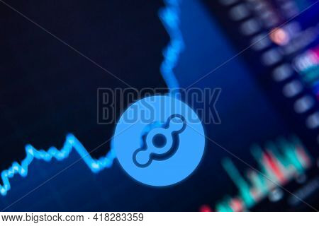 Helium Hnt Cryptocurrency. Helium Coin Growth Chart On The Exchange, Chart