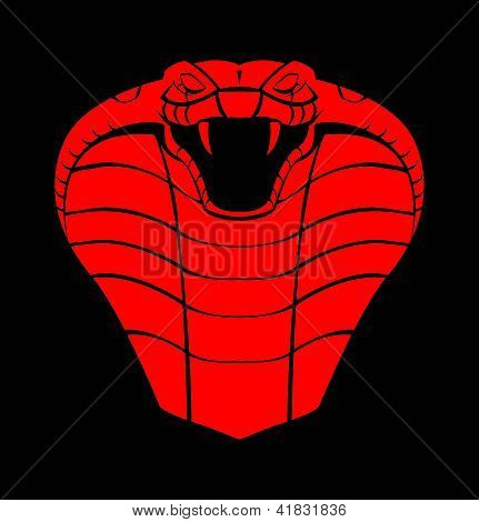 röd svart cobra