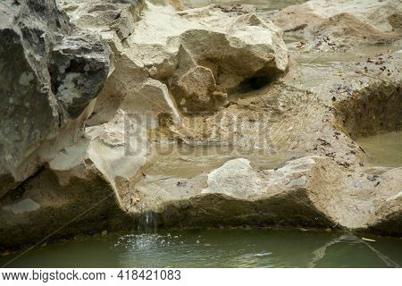 Kotli, Istria, Croatia, Mirna River Flows, Forming Waterfalls And Hollowing Cauldron-like Forms In S