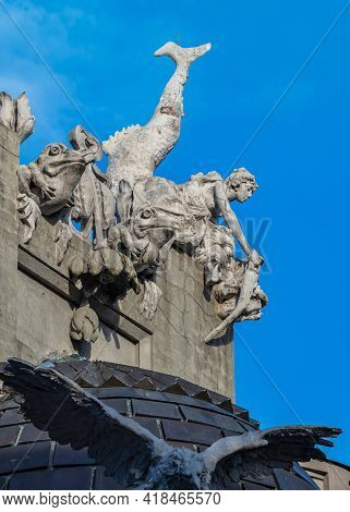 House With Chimaeras In Kyiv, Ukraine