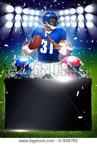Amerikan futbolu Poster