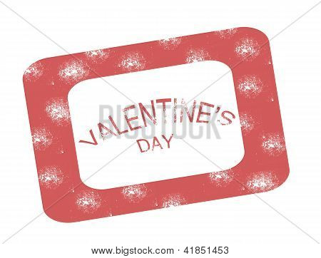 Valentine päivä leima