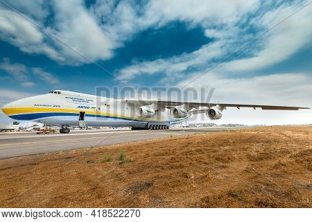 Santiago De Chile, Metropolitan Region, Chile, South America - November 23, 2016: The Antonov 225 Al