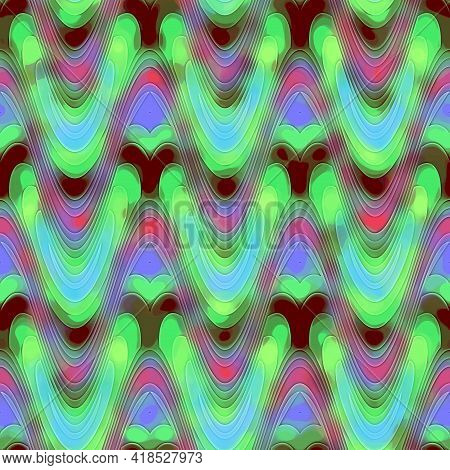 Seamless Colorful Striped Pattern, Color Paper, Artistic Pattern Illustration