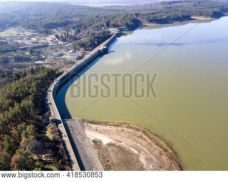 Aerial View Of Koprinka Reservoir, Stara Zagora Region, Bulgaria