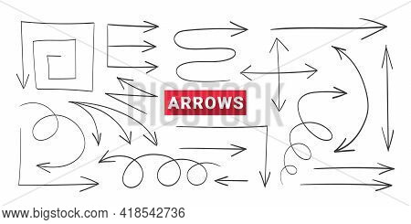 Hand drawn arrows vector  photo free trial  bigstock Hand drawn arrows vector  photo free trial  bigstock