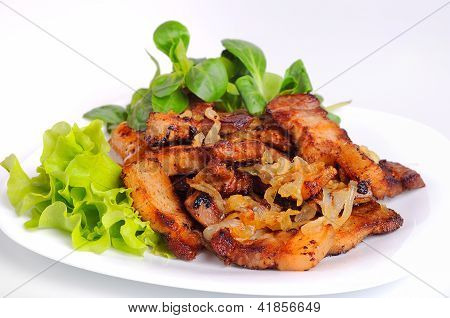 Gebratenes Schweinefleisch