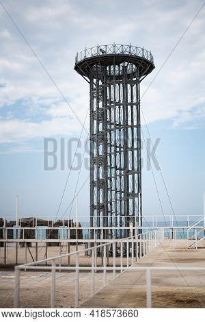 Decoratons Of Zcity And Kazantip Or Z Republic Festival In Popovka, Crimea Republic