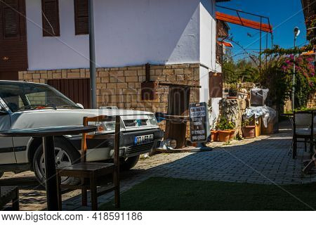 Alanya, Turkey - April 15 2021: Tofas Dogan Parked On The Street On A Warm Summer Day