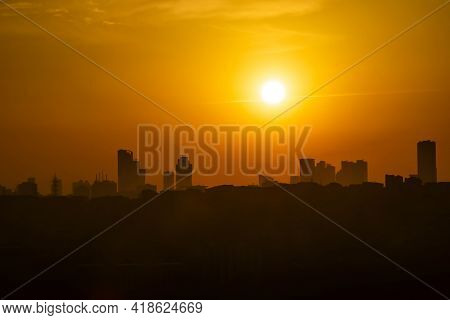Pierre Loti Hill,istanbul,turkey-april 28,2021.istanbul View From The Pierre Loti Hill In The Early 