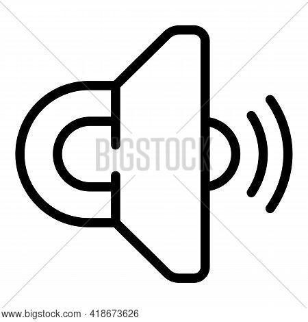 Noisy Sleeping Icon. Outline Noisy Sleeping Vector Icon For Web Design Isolated On White Background