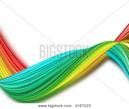 Multi Color Wave bakgrund