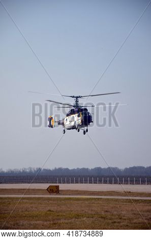 The Soviet ship's helicopter K-32 . March 27, 2021. Kiev Region, Ukraine