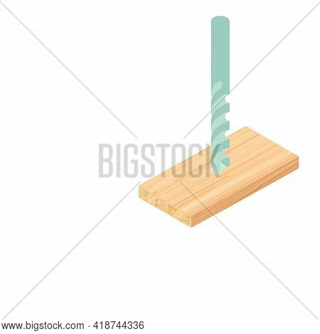 Brad Pointbit Icon. Isometric Illustration Of Brad Pointbit Vector Icon For Web