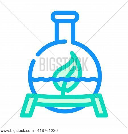 Laboratory Research Biogas Color Icon Vector. Laboratory Research Biogas Sign. Isolated Symbol Illus