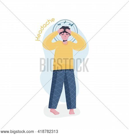 Schizophrenia Symptoms Collection. Editable Isolated Vector Illustration.