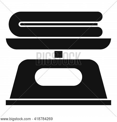 Dry Cleaning Scales Icon. Simple Illustration Of Dry Cleaning Scales Vector Icon For Web Design Isol