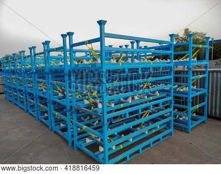 Heavy Duty Industrial Warehouse Storage Trolley Auto Parts Heavy Duty Trolley