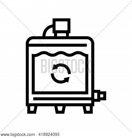 Equipment Preparing Process Cheese Production Line Icon Vector. Equipment Preparing Process Cheese P