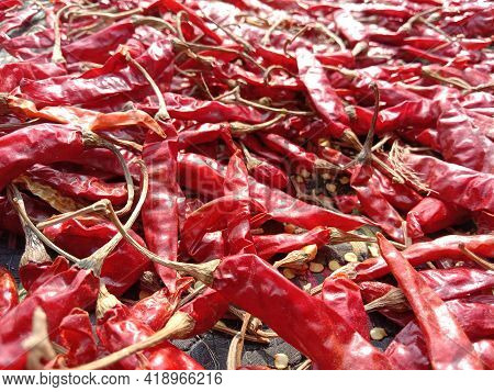 Red Hot And Spicy Chili Stock