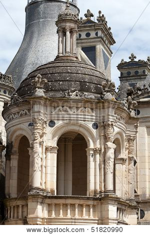 Castle of Chambord in Cher Valley France