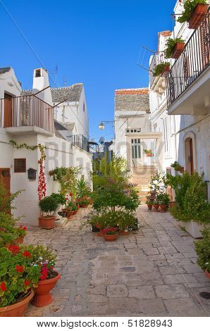 Alleyway. Noci. Puglia. Italy.