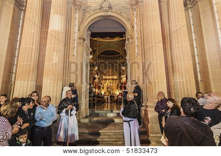 Santa Marija Assunta Procession In Gudja, Malta.