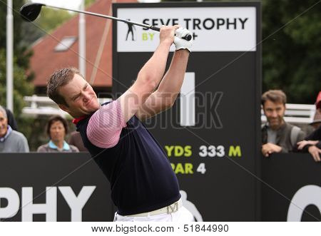 Scott Jamieson at the Seve Trophy 2013