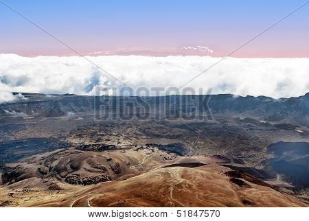Ucanca Valley With Clouds