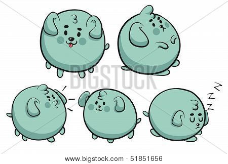 Round Dog Collection