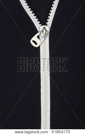 Abstract Zippers From Sweatshirt