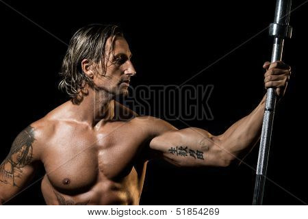 Portrait Of A Handsome Man